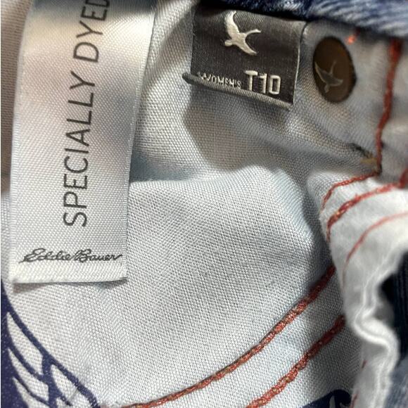 Eddie Bauers Women Jeans 10T Blue Skinny Leg Distressed Denim Y2K Casual Retro - Picture 9 of 14